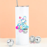 funny insulated travel cup easter bunny