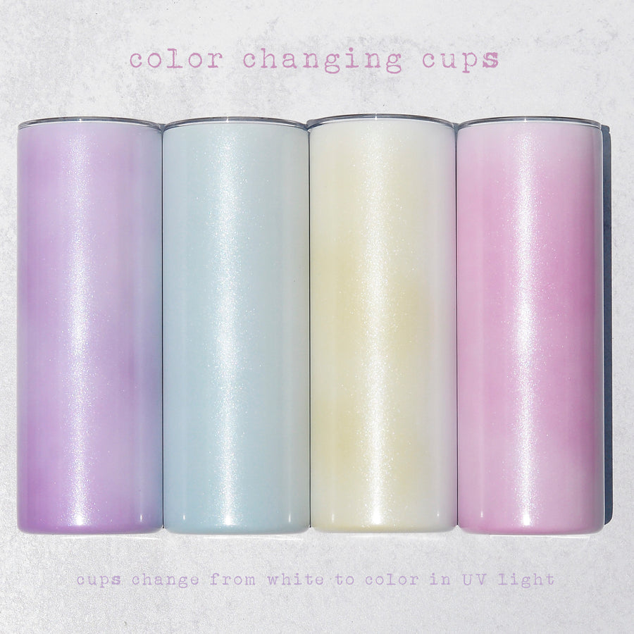 Color Changing Tall Travel Cup