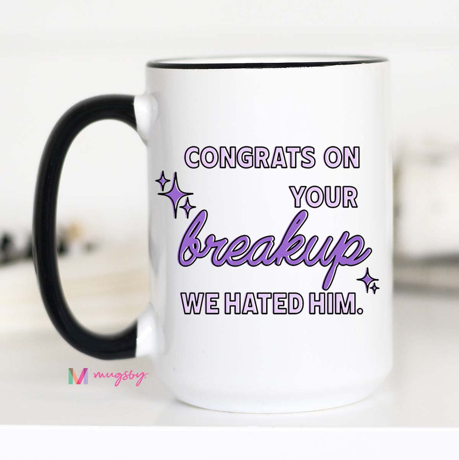 Congrats on Breakup Funny Coffee Mug