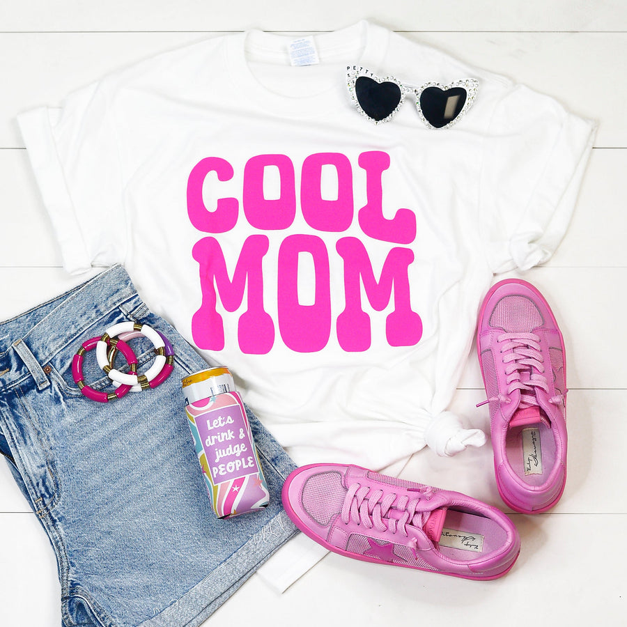 Cool Mom Shirt (White Crew)
