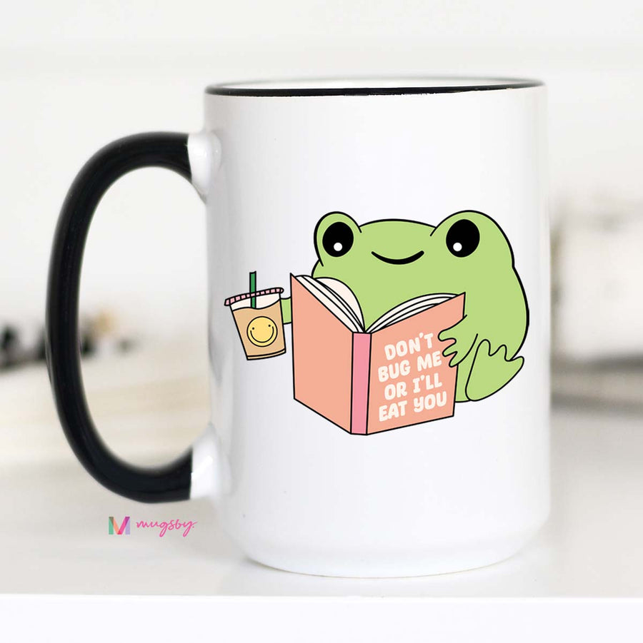Book Lovers Coffee Mug Booktok Don't Bug Me Mug