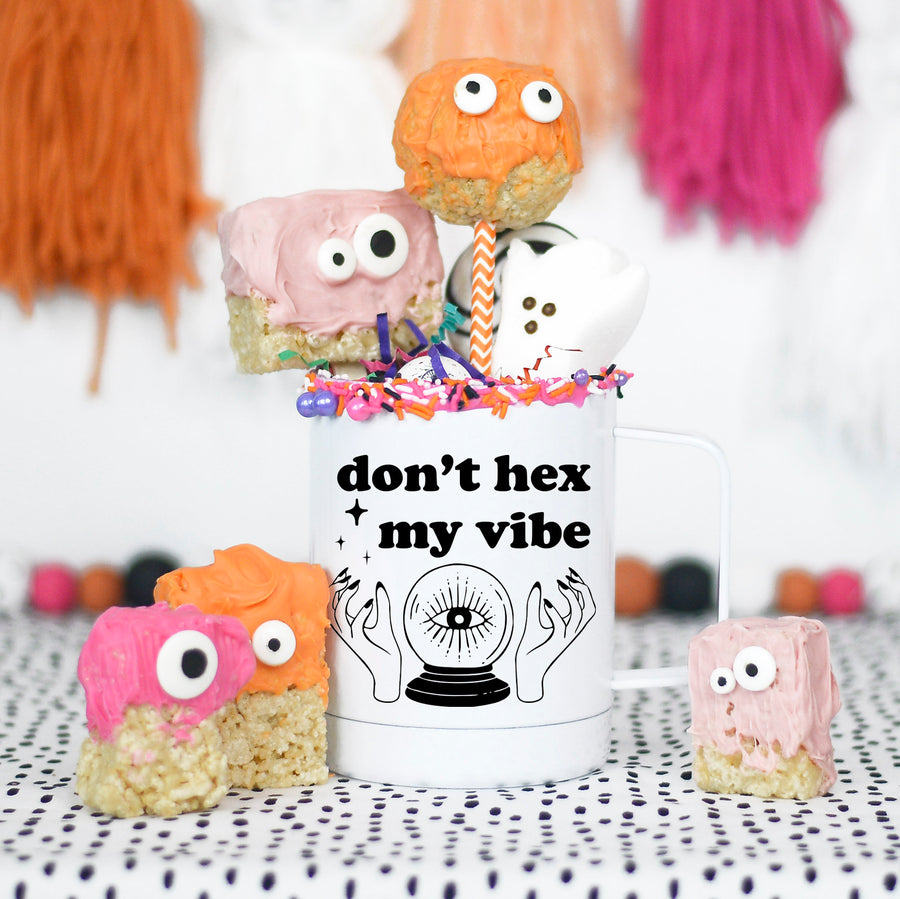 Don't Hex My Vibe Funny Halloween Travel Mug