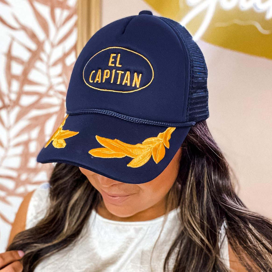 el capitan trucker hat