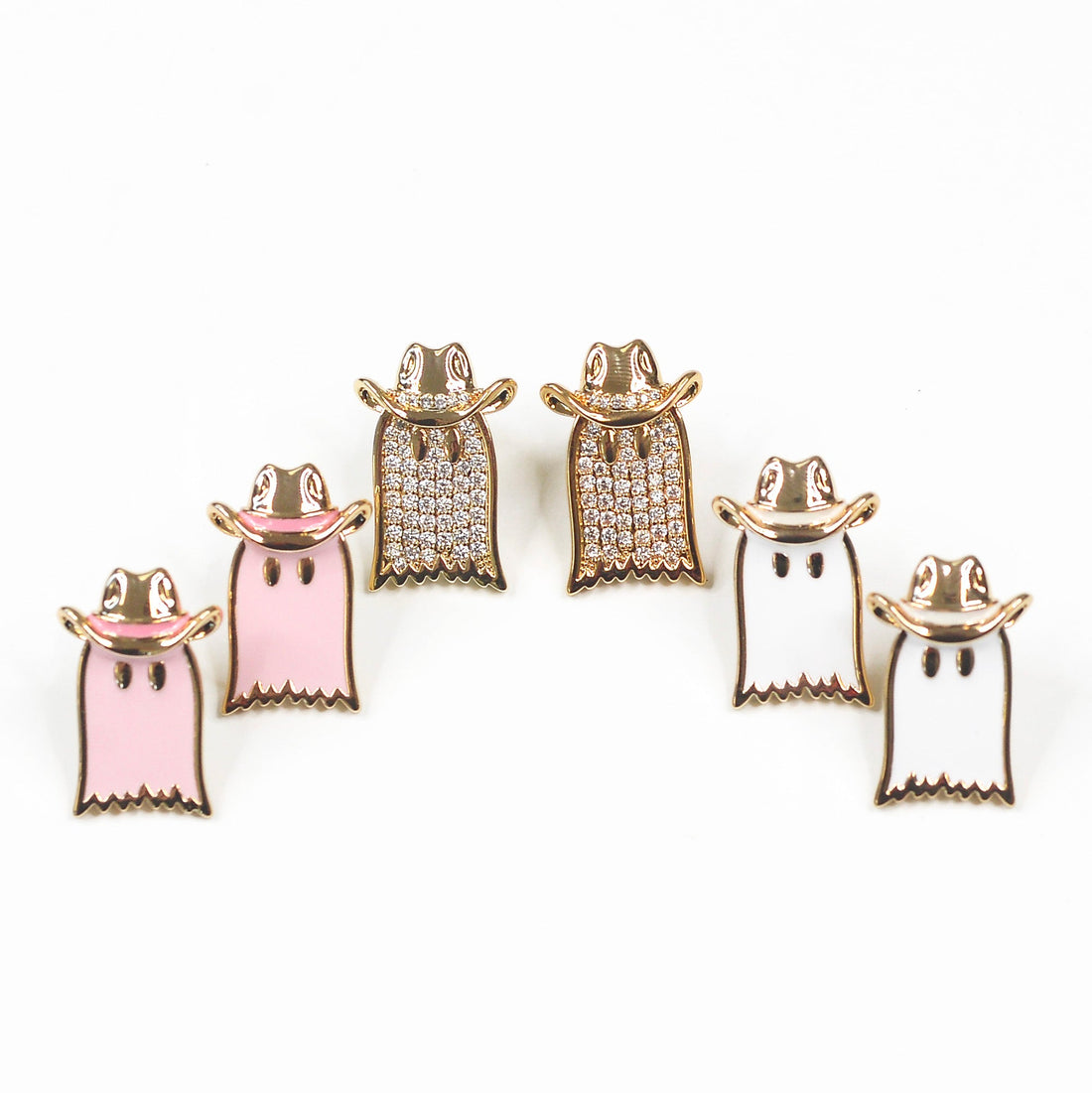 Cowboy Ghost Earrings