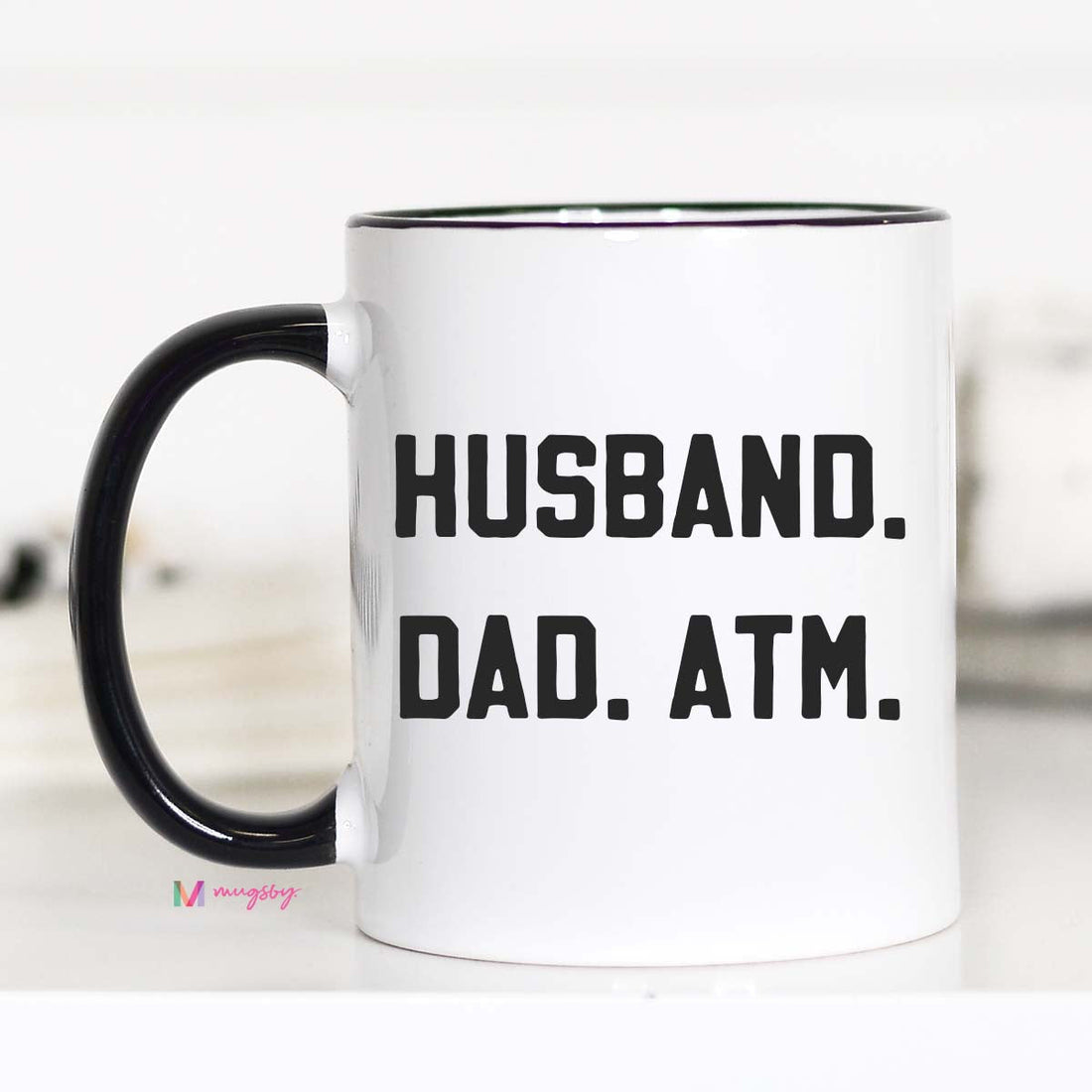Husband Dad ATM Coffee Mug, Funny Dad Mug