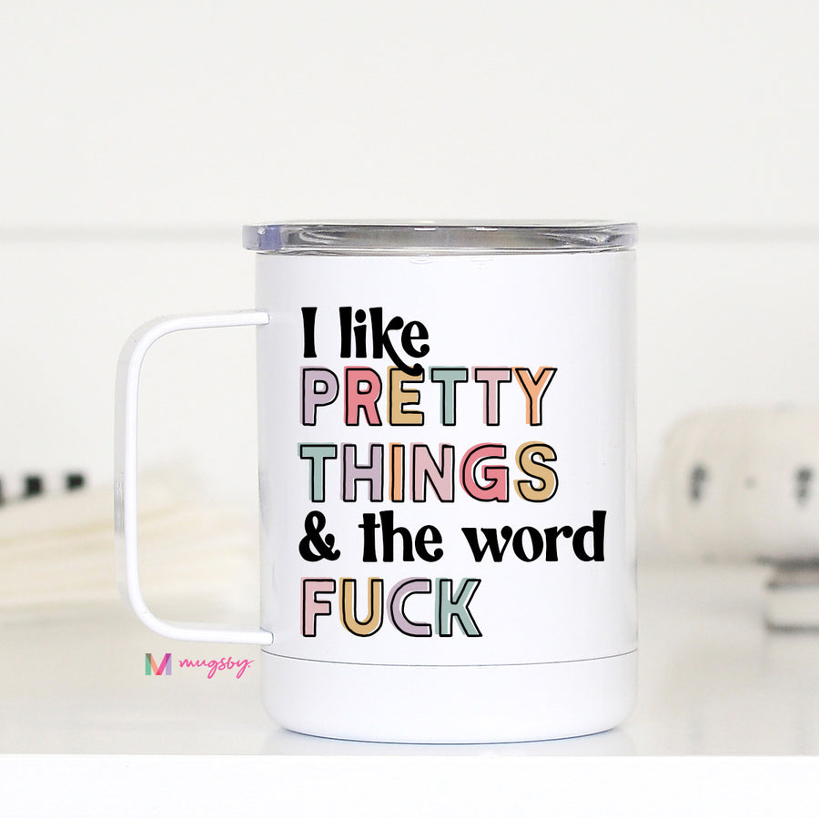 pretty things travel cup