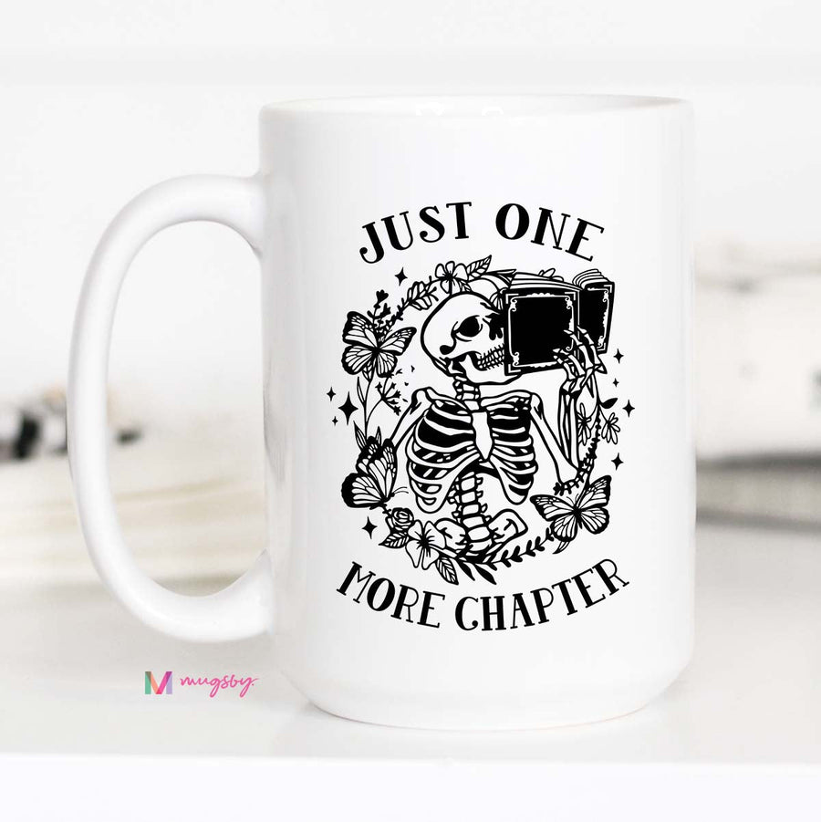 One more Chapter Coffee Mug Funny Book Cup