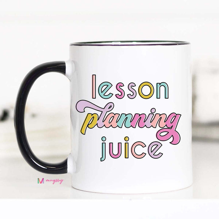lesson planning juice mug