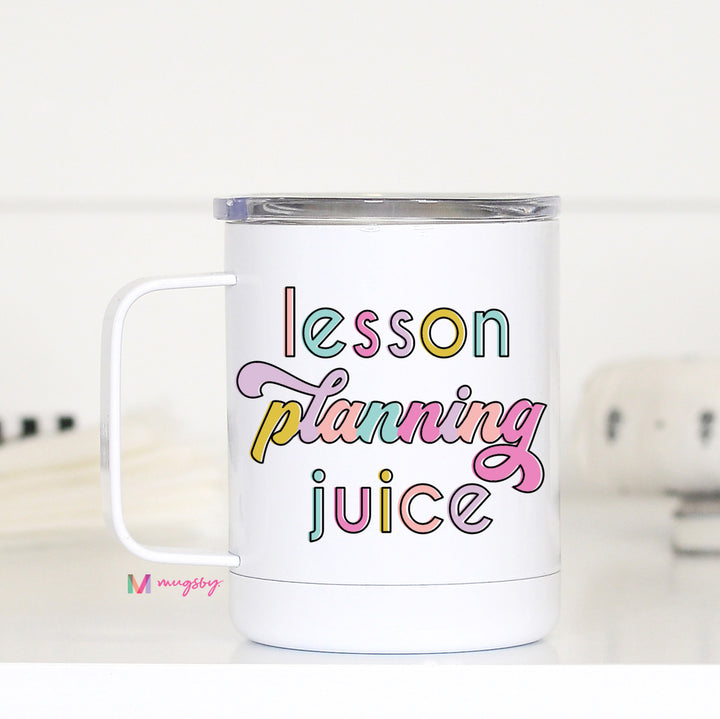 lesson planning juice mug