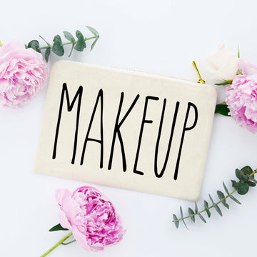 Makeup Cosmetic Bag, Simple Makeup Bag, Makeup Bag, Cute Makeup Bag