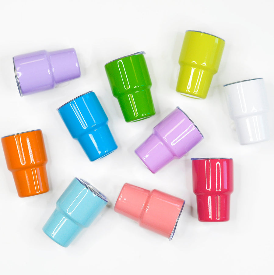 multi colored shot glass mini cup party cup