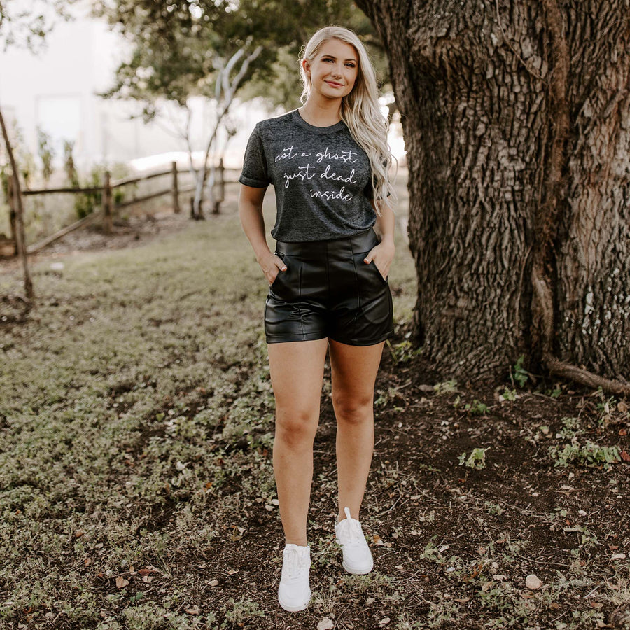 Not a Ghost, Just Dead Inside Shirt, Halloween Graphic Shirt
