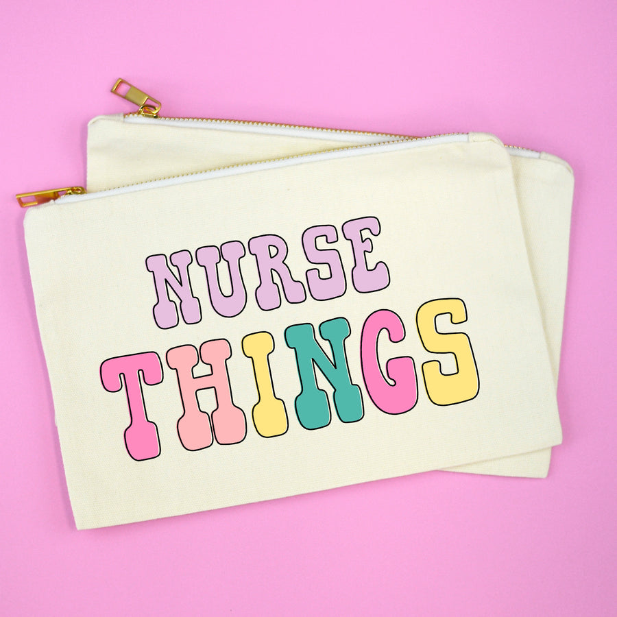 nurse things cosmetic bag