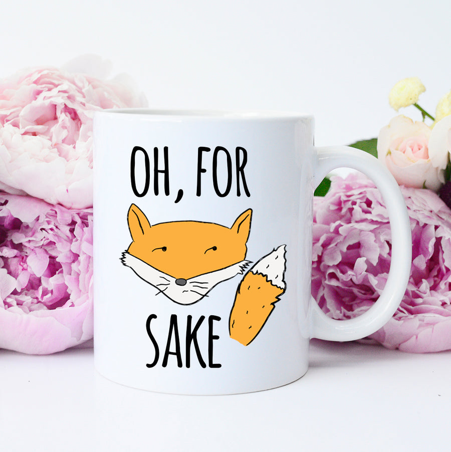 funny fox mug