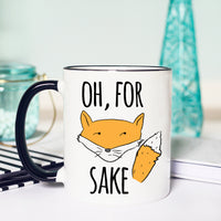 funny fox mug