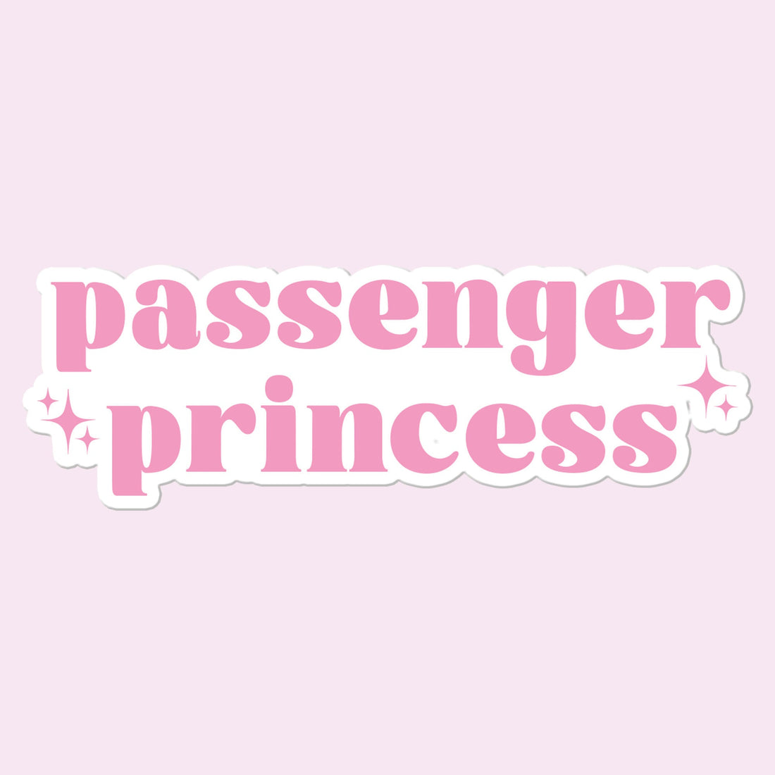 Passenger Princess sticker