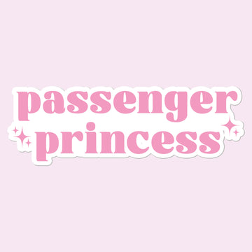 passenger princess car sticker decal