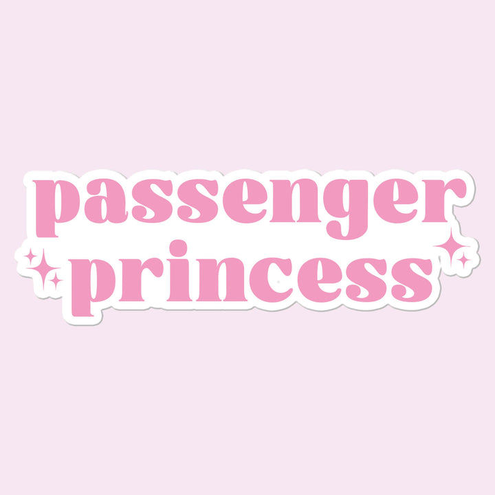 passenger princess car sticker decal