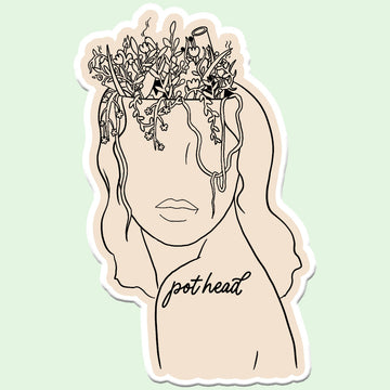 pothead sticker