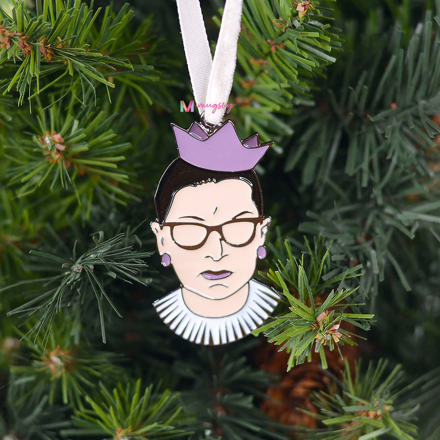 RBG 2022 Ornament, 2022 Womens Rights Christmas Ornament