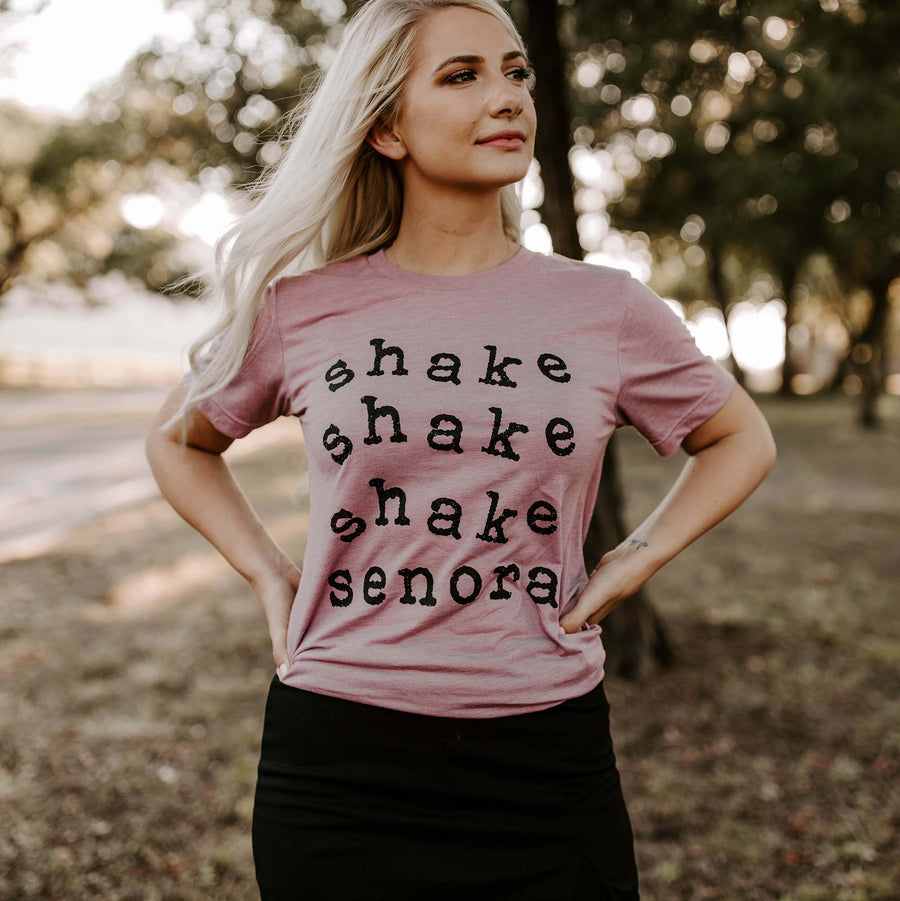 Shake Shake Shake Senora Shirt, Halloween Graphic Tee