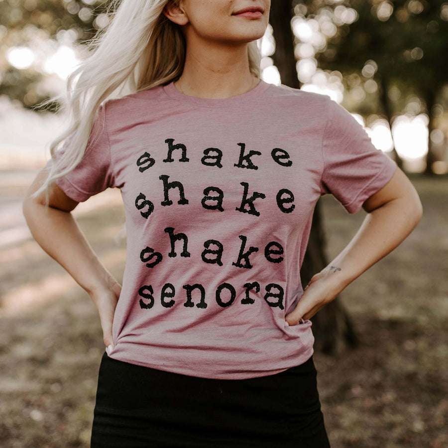 Shake Shake Shake Senora Shirt, Halloween Graphic Tee