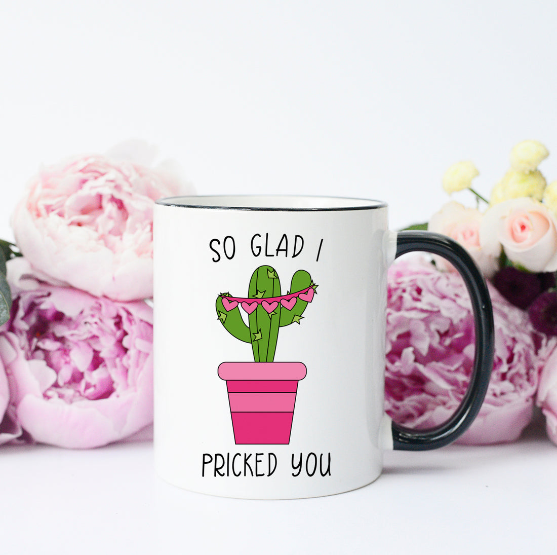 So Glad I Pricked You Cactus Mug, Valentine&