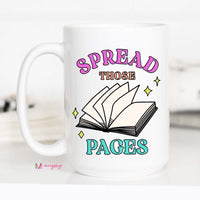 Spread Those Pages Naughty Book Lovers mug