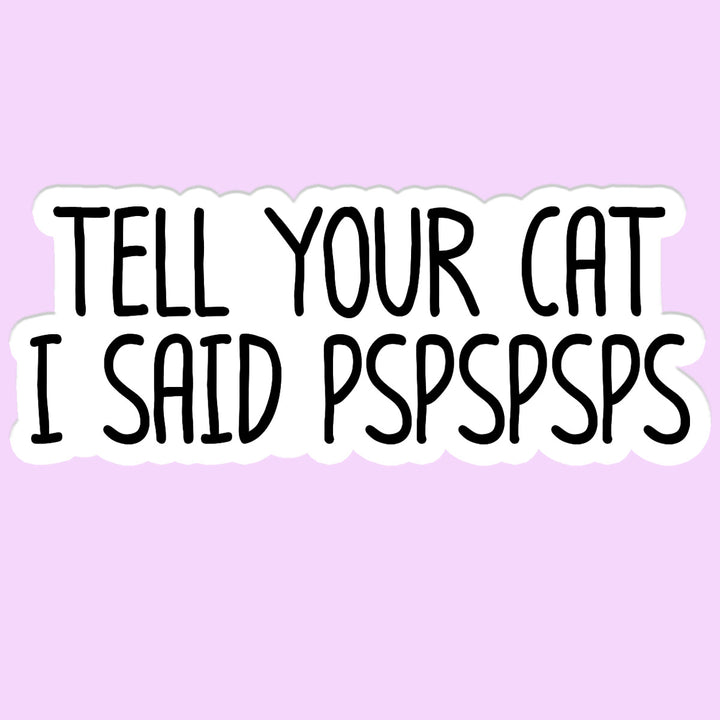 cat lover sticker