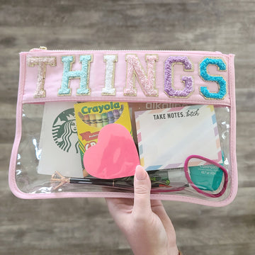 Things Bag, Chenille Patches Bag
