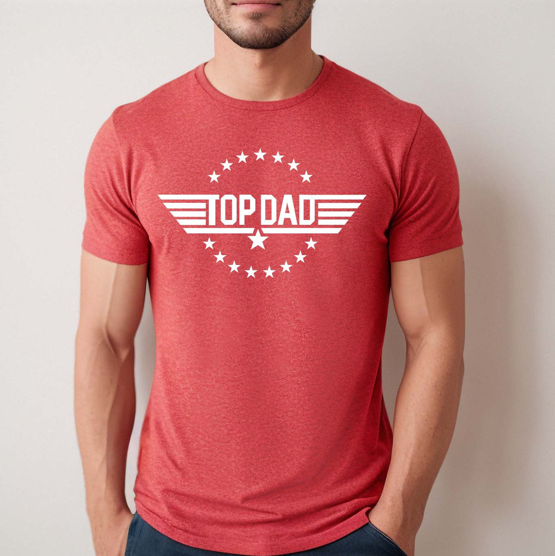Top Dad Shirt (Red), Father&
