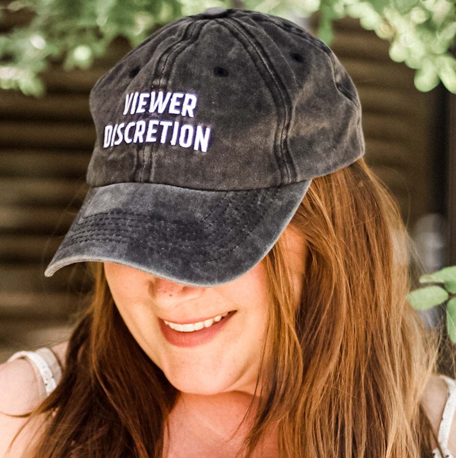 viewer discretion funny hat