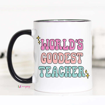 worlds goodest teacher mug