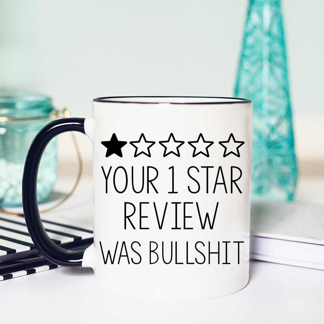 Three Star Review Mug
